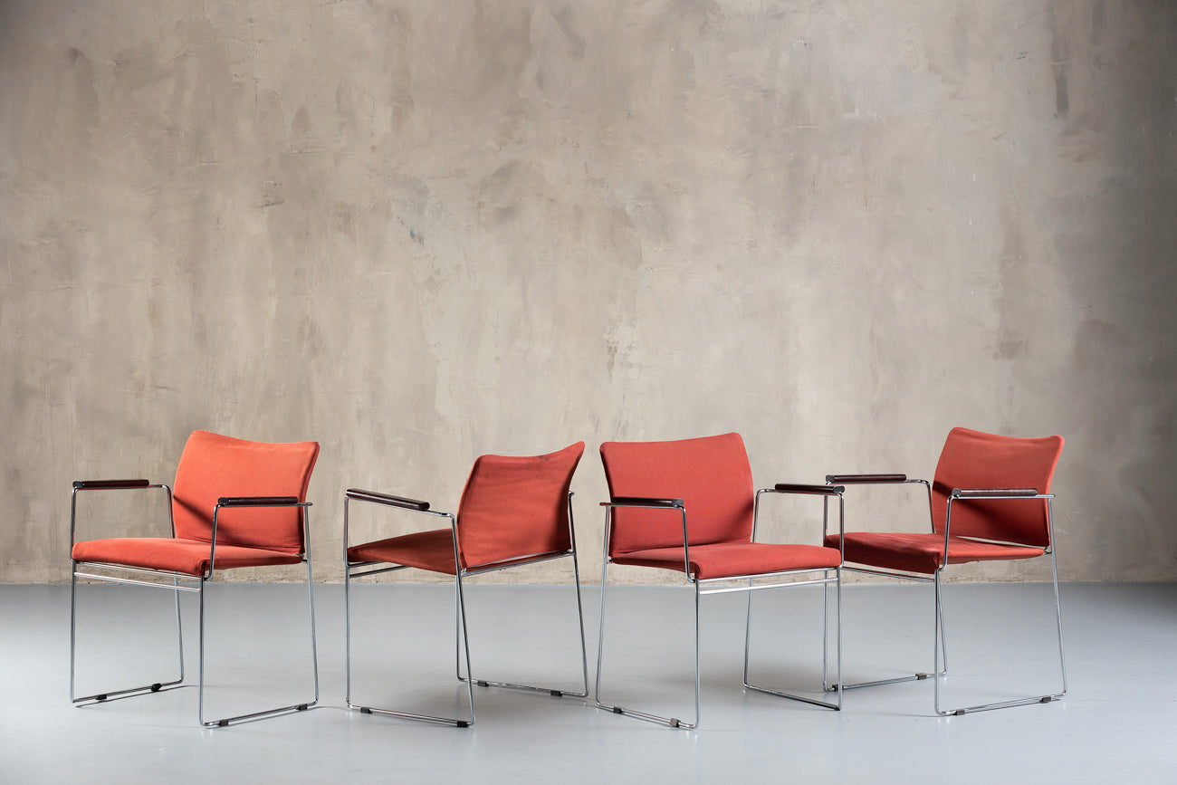 Cassina Jano Dining Chairs 1968'