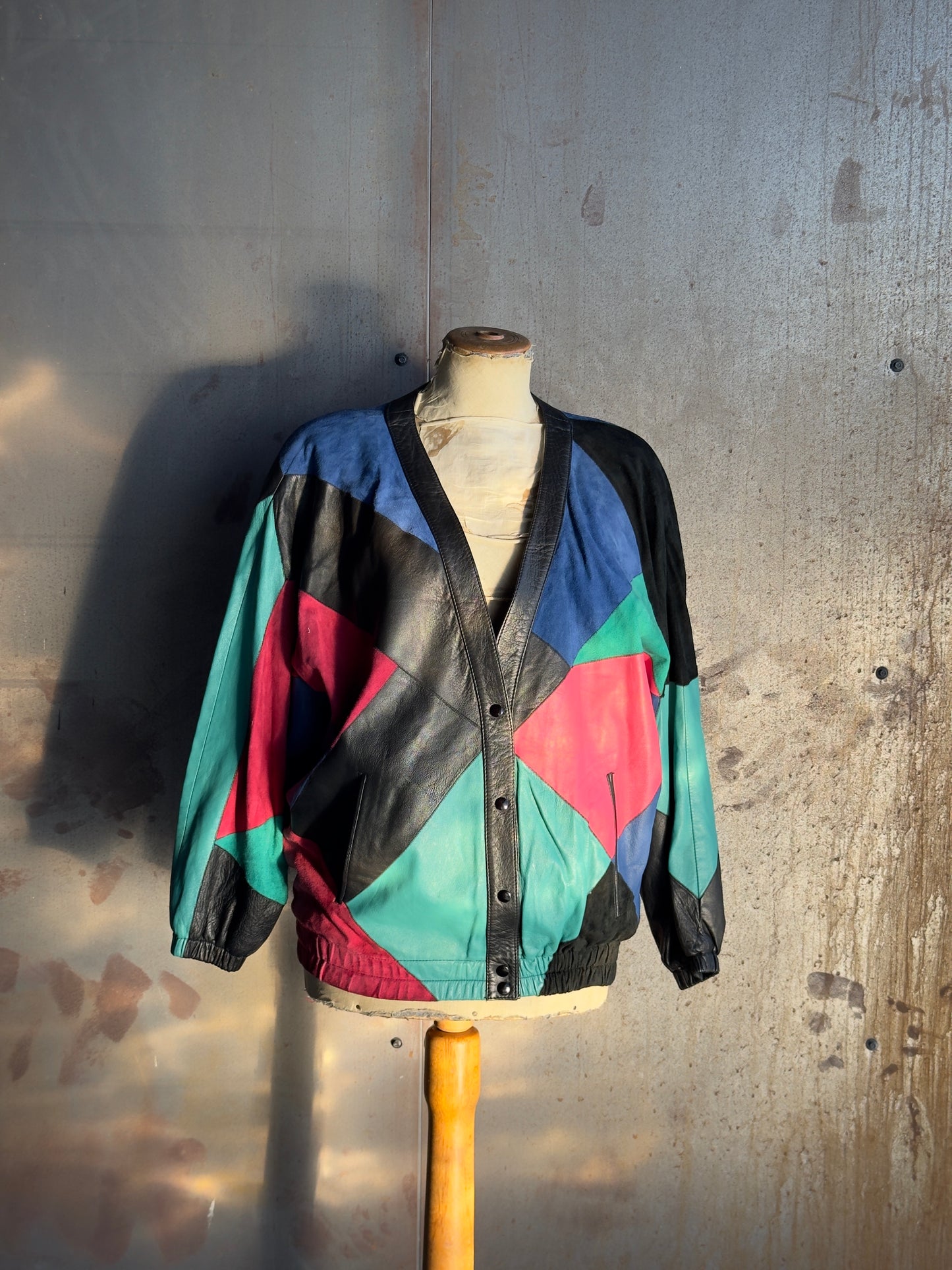 80's Women's Suede x Leather Jacket