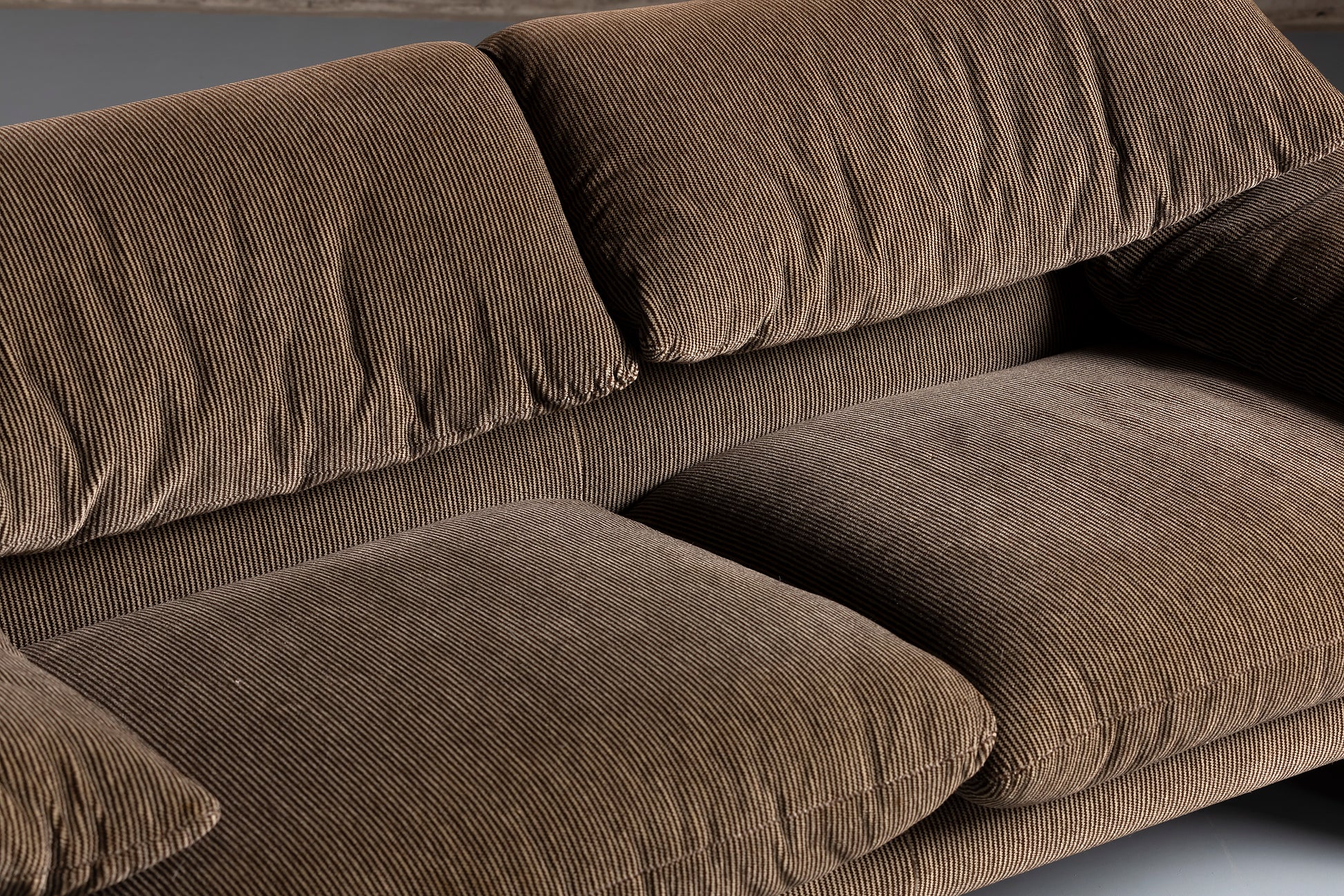  2 seater brown sofa material
