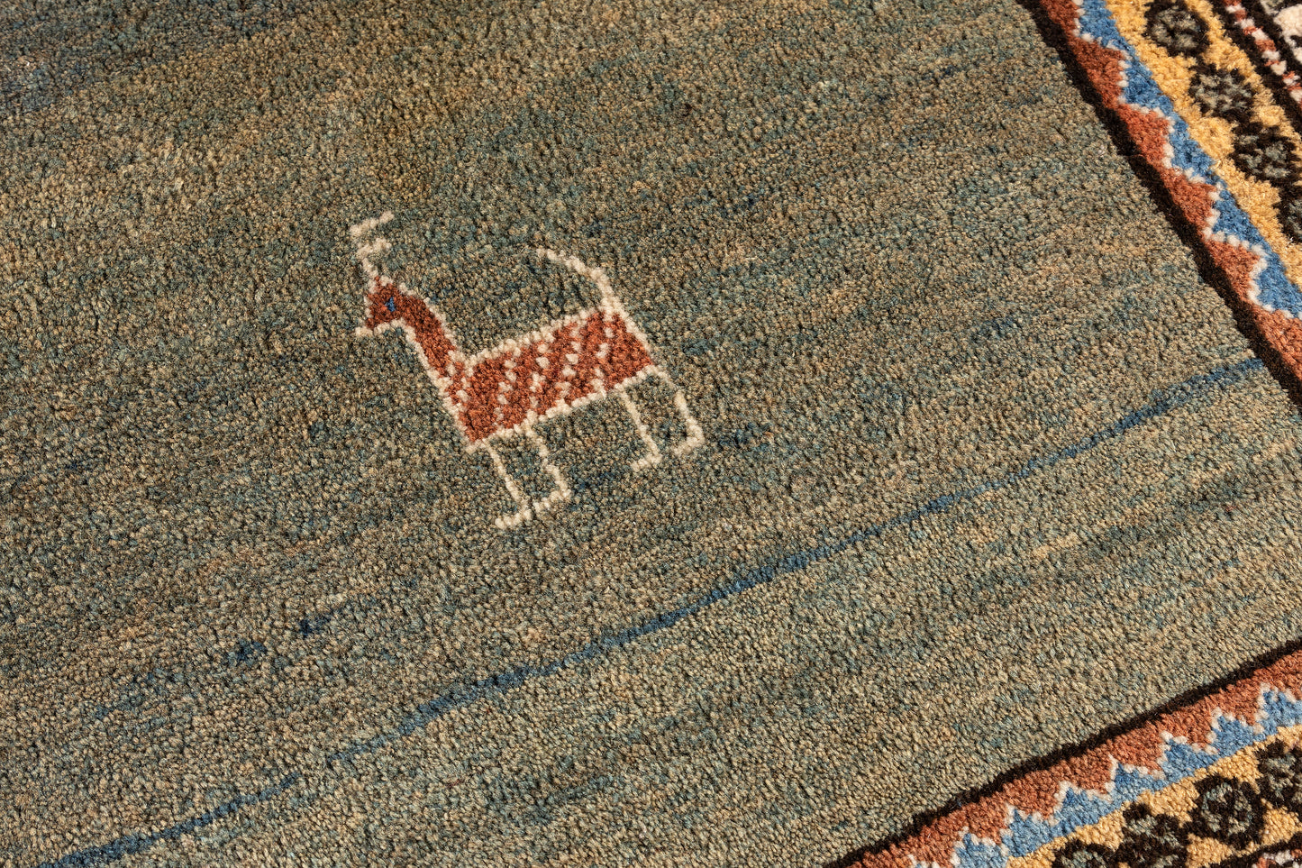 oriental rug deer insert