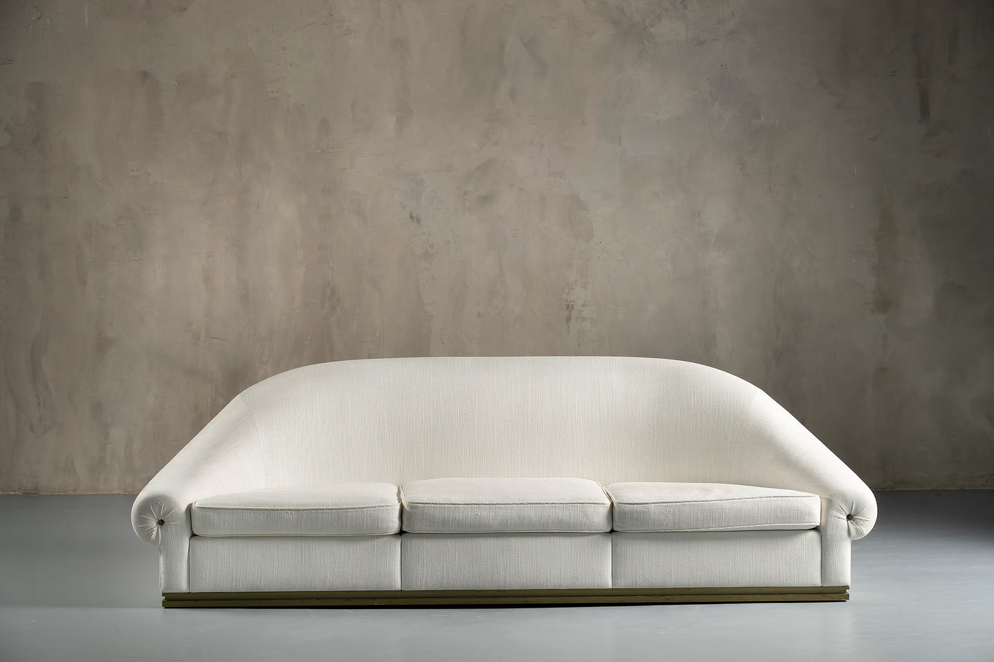 White, designer crafted sofa