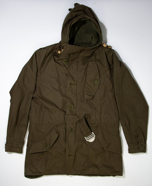 dark green army coat 