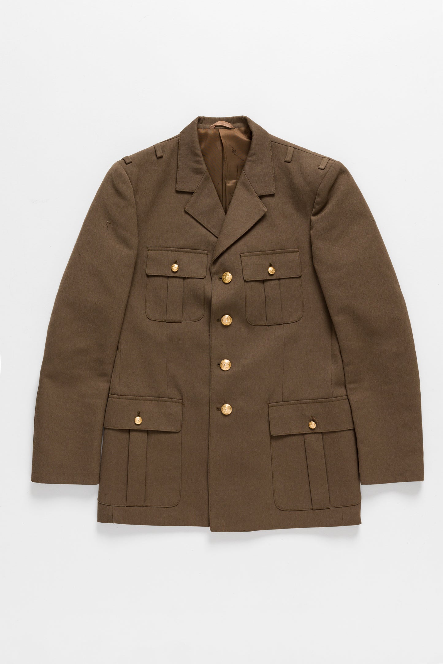 Brown army men’s coat